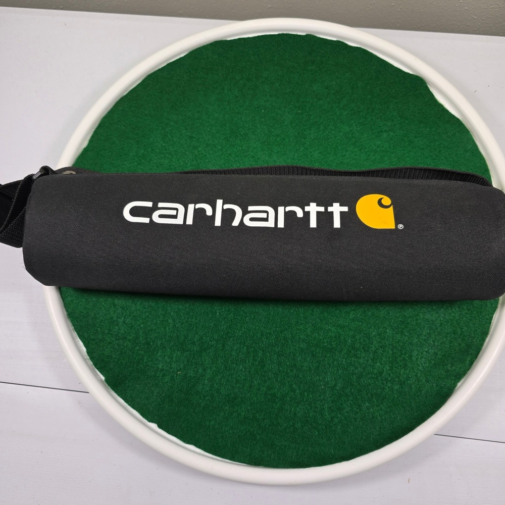 Carhartt 6 Can Insulated Beverage Cooler Sling Bag Black Adjustable Strap